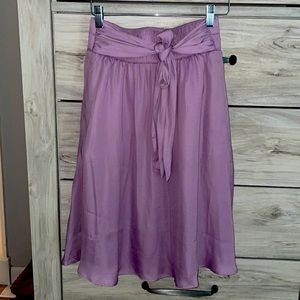 Loft purple skirt-XXS petite